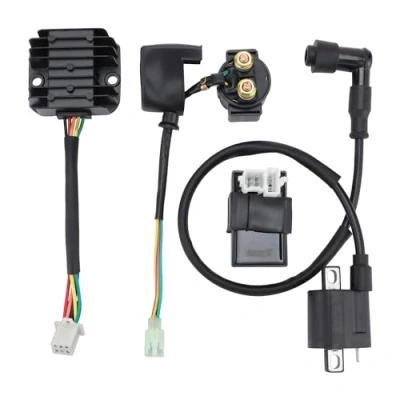 Image of GOOFIT Ignition Coil CDI Voltage Regulator Rectifier Relay Kit Replacement For CG150cc 200cc 250cc Vertical Engine Chinese ATV
