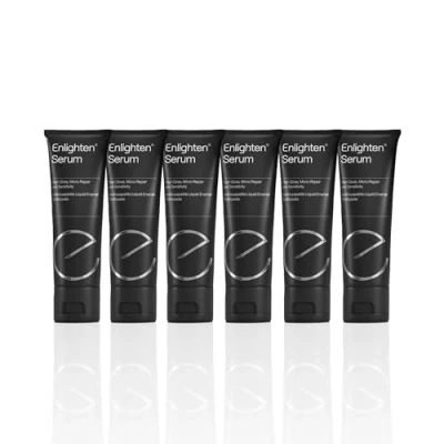 Image of Enlighten Serum Sensitive Toothpaste Multipack Enamel Repair to Protect and Restore Vegan for Sensitivity Relief w/Hydroxyapatite 75 ml Tubes 6 Pack
