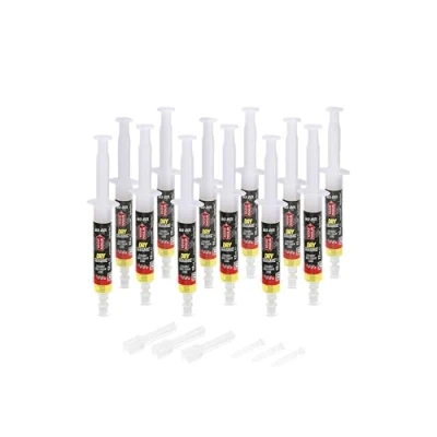 Image of 1000 Miglia BKR 4101 CERAMIC Dry Lube Bike Chain for and Dusty Weather Conditions 144 ml (12 x 12 ml), Cartridges with Drop Huggie Application Systems, fluorescent scented formula
