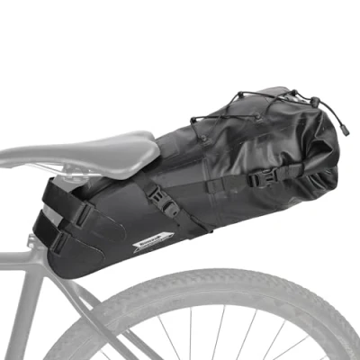 Image of Rhinowalk Bike Saddle Bag Waterproof Bicycle Cycling Seat Mountain Road Portable Storage Bag, 13L