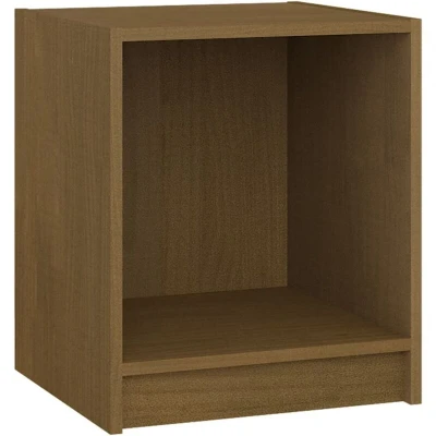 Image of vidaXL Bedside Cabinet Honey Brown 35.5x33.5x41.5 cm Solid Pinewood