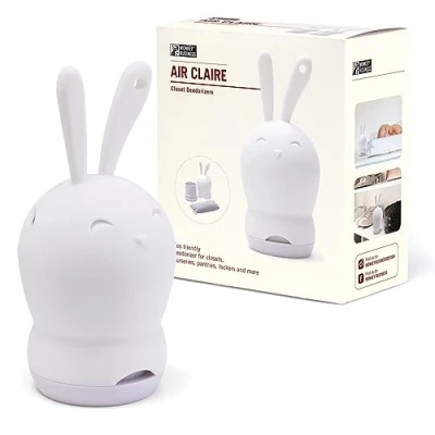 Image of Monkey Business Odor Eliminators/Air Claire Deodorizers For Cupboards And Small Areas/Activated Charcoal Also Keeps Wardrobes, Lockers, Gym Bags Fresh/Odor Absorber Eco friendly (White)