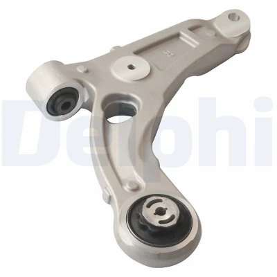 Image of 4668993AA, 4668993AB, 4668993AD, 4668993AF, 4668993AG Suspension Arm DELPHI TC3997 without ball joint Front Axle Right, Lower Control Aluminium