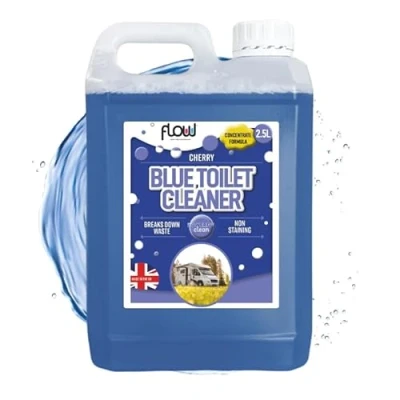 Image of Dunnet Tools Toilet Cleaner Fluid &amp; Rinse Motorhome Caravan Accessories Chemical Camping Wc Disinfectant Fresh Fragrance Biodegradable Formaldehyde Free (1, Blue)