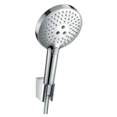 Image of hansgrohe Raindance Select S shower holder set 120 3jet with hose 160 cm