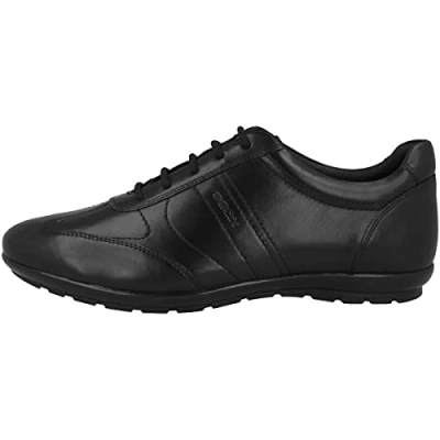 Image of Geox U Symbol B Trainers, Men&#039;s, Size: 6, Black Leather and textile