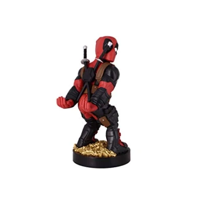 Image of Cable Guys Rear View Deadpool Marvel Phone Holder &amp; Collectable Desktop Gaming Accessories Stable Stand for holding Phones/iPhone/Samsung and Most Controllers