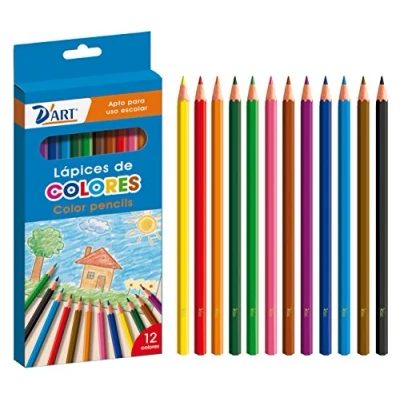 Image of D&#039;Art 79401 Box of 12 Coloured Pencils