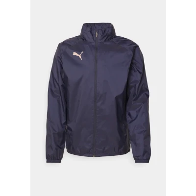 Image of Puma Teamgoal ALL Weather Jacket Waterproof jacket, Men&#039;s, Size: Medium, Navy/white