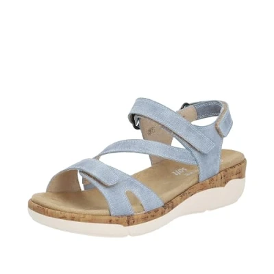 Image of Remonte Women&#039;s R6850 Sandal, Jeans 15, 5 UK