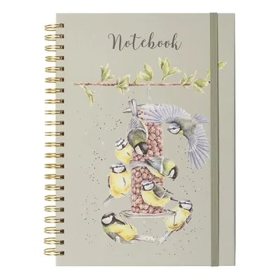 Image of Wrendale Designs Bird Bon Appetit A4 Notebook