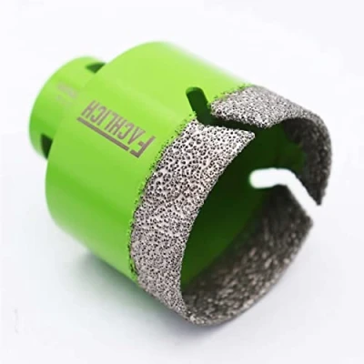 Image of FACHLICH Diamond Core Drill Bit 55mm Hole Saw Ceramic for Porcelain Tile Granite Marble Masonry