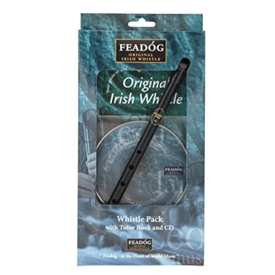 Image of Feadog Black Pro D Whistle Triple Pack FW03BP