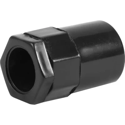 Image of Electrical Conduit System, 20mm Black PVC, Boxes, Bends, Tees and Accessories (20MM FEMALE ADAPTOR 10 PACK)