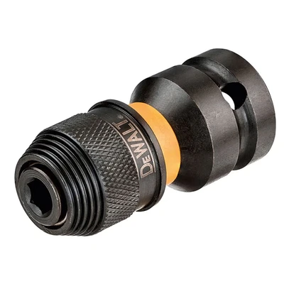 Image of DeWalt DT7508 QZ 1/4&quot; Hex to 1/2&quot; Square Impact Wrench Adapter