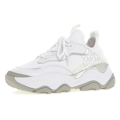 Image of Michael Kors Trainers, Women&#039;s, Size: 5.5, Bright white Imitation leather/ textile