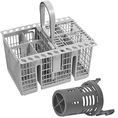 Image of SPARES2GO Cutlery Basket + Central Drain Filter for Hotpoint Dishwasher