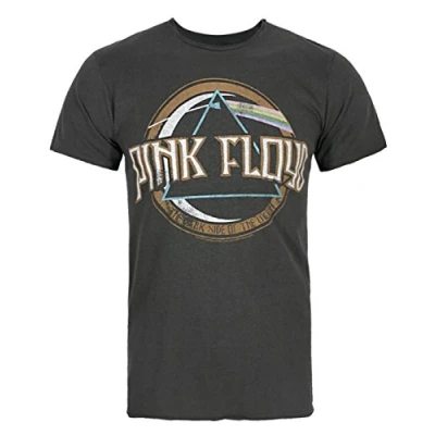 Image of Amplified Pink Floyd On The Run Charcoal Men&#039;s Band T Shirt