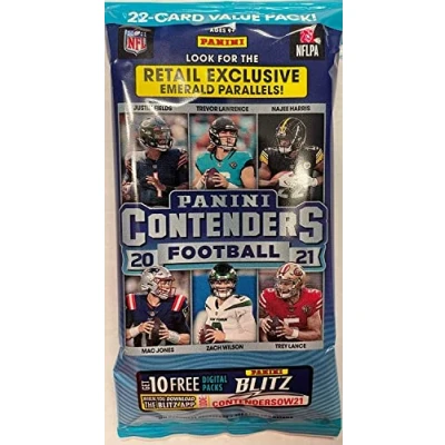 Image of 2021 Panini Contenders Football Cello Fat Pack
