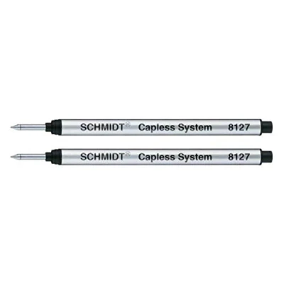 Image of Lamy Schmidt: Large Capless S8127 Rollerball Refill, Black Ink, Pack of 2