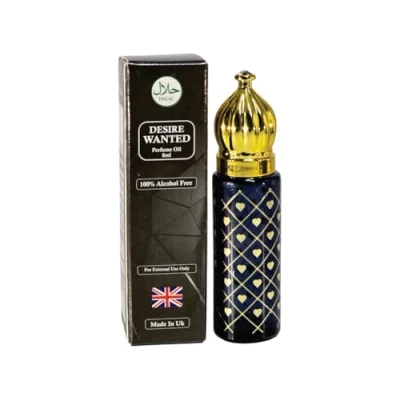 Image of Sapphire’s Choice Most Wanted Perfume Inspired Alternative oil Desire for Men 8ml Lemon, Woody and Vanilla Fragrance Made in UK