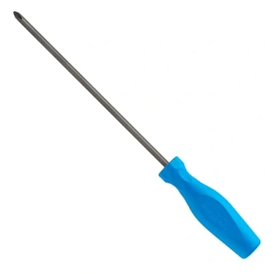 Image of CHANNELLOCK P208H #2 x 8 inch Professional Phillips Screwdriver, Magnetic Tip, Made in USA, Molded Tri Lobe Grip