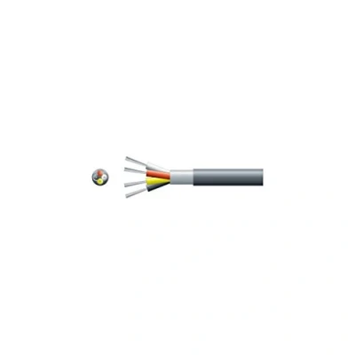 Image of 100m Grey 5.5mm 4 Core Overall Braided Screen Audio / Speaker Cable