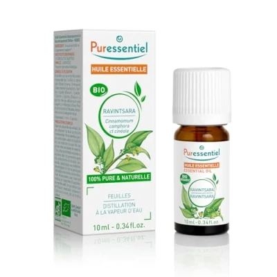 Image of Puressentiel Ravintsara Essential Oil (Cinnamomum camphora) Organic 10ml