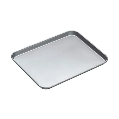 Image of KitchenCraft KC2BK23 Large Baking Tray with Non Stick Coating, 38 x 30.5 cm, Silver