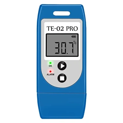 Image of ThermElc Temperature Data Logger with Auto CSV &amp; PDF Reports, Compare Multi Devices Data, Monitor Cold Frozen Storage Calibration Certificate Recorder compliant 21CFR part 11