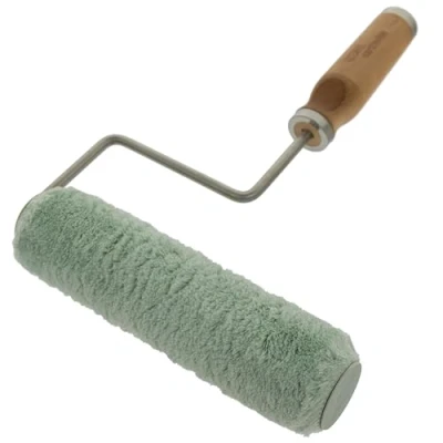 Image of Coral 42811 Earthwise 9 inch 1.5&quot; dia Paint Roller Frame and Cover set Eco Friendly 12MM Recycled Microfibre