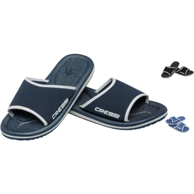 Image of Cressi Unisex Lipari Pool Sandals, Blue White, 4 UK