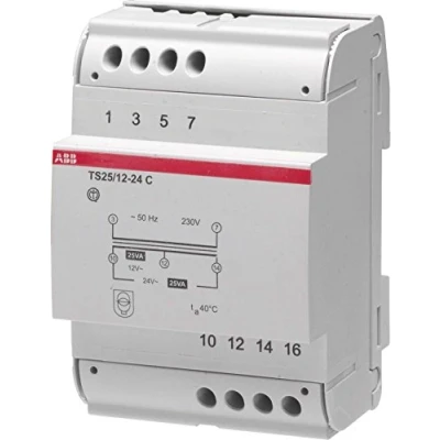 Image of ABB TS40/12 24 C TRANSFORMER 40VA 12 24V, White