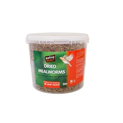 Image of Extra Select Dried Mealworms Wild Bird Feed Treat, 5 Litre