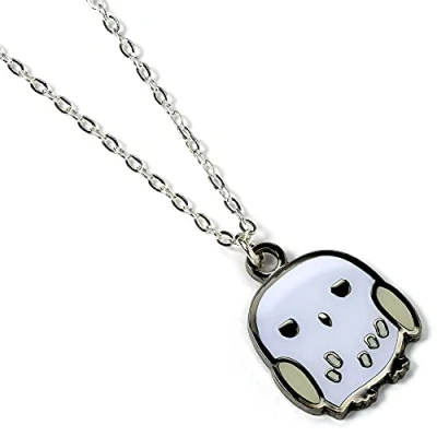 Image of Harry Potter Official Hedwig Chibi Necklace by The Carat Shop Ltd