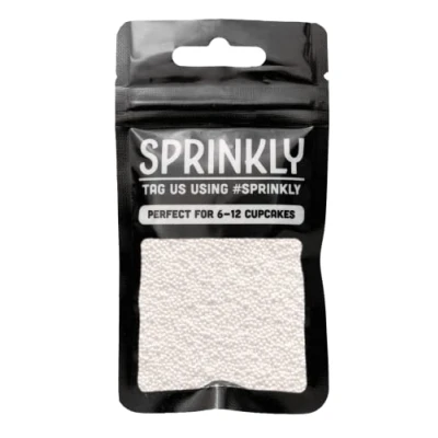 Image of SPRINKLY Matt 100&#039;s &amp; 1000&#039;s White 30g