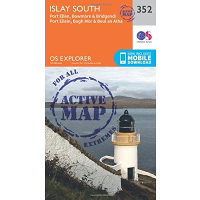 Image of Explorer Active 352 Islay South Map With Digital Version
