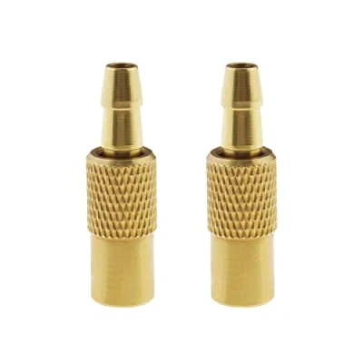 Image of OTOTEC 2Pcs Tyre Inflator Valve Connector Replacement Auto Air Pump Chuck Clip Car Clamp Tire Repair Tools Accessories Brass