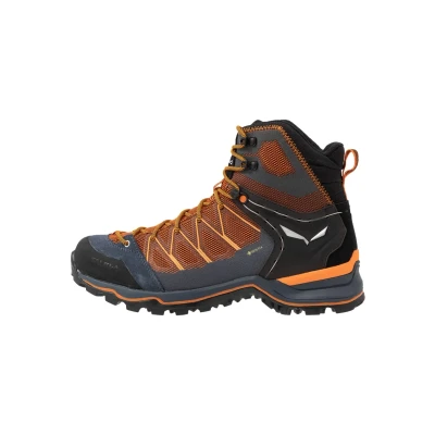 Image of Salewa MTN Trainer LITE MID GTX Hiking shoes, Men&#039;s, Size: 8, Black out/carrot Leather and textile