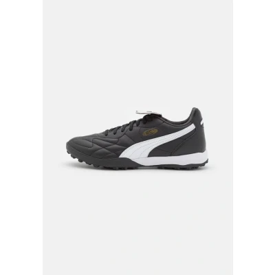 Image of Puma Unisex Adults King Top Tt Soccer Shoes, Black White Gold, 5 UK