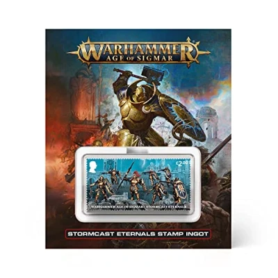 Image of Official Warhammer Stamp Ingot Stormcast Eternals by Royal Mail