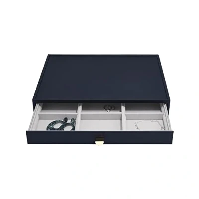Image of Stackers Navy Pebble Supersize Statement Jewellery Drawer