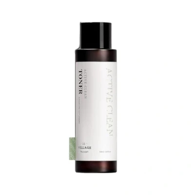 Image of [Village 11 Factory] Active Clean Toner (120 ml) Korean Skincare Lightweight Hydrating Lotion AHA + BHA for Acne Prone and Oily Skin Gentle pH Exfoliating Care Vegan Formula