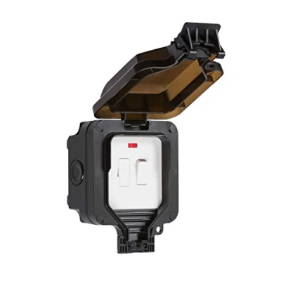 Image of KnightsBridge IP66 13A Switched Fused Spur with Neon