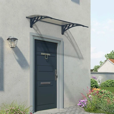 Image of Palram Canopia Neo 1180 Grey Twinwall Door Canopy
