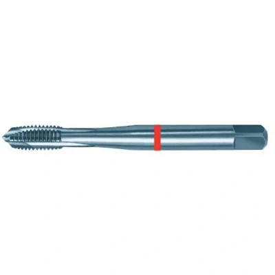 Image of Guhring 5558 M8X1.25MM HSS E Red Ring Spiral Point Machine Tap TiN Coated DIN 371