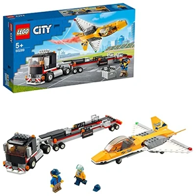 Image of LEGO 60289 City Great Vehicles Airshow Jet Transporter