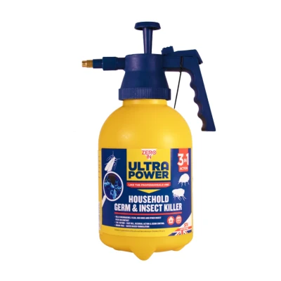 Image of Zero In Household Germ &amp; Insect Killer 1.5L Pressure Sprayer Professional Strength Indoor Use Anti Bacterial Long Lasting Protection Kills Cockroaches, Fleas and Bed Bugs