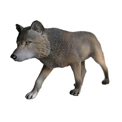 Image of Bullyland 63460 Wolf Toy Figure, Approx. 11 cm Large Animal Accurate to Detail, PVC Free, Ideal as a Small Gift for Children from 3 Years