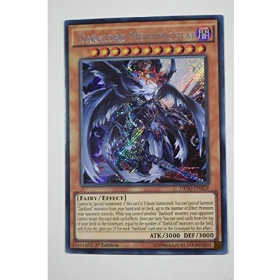 Image of YuGiOh DESO EN029 1st Ed Darklord Morningstar Secret Rare Card ( Yu Gi Oh! Single )